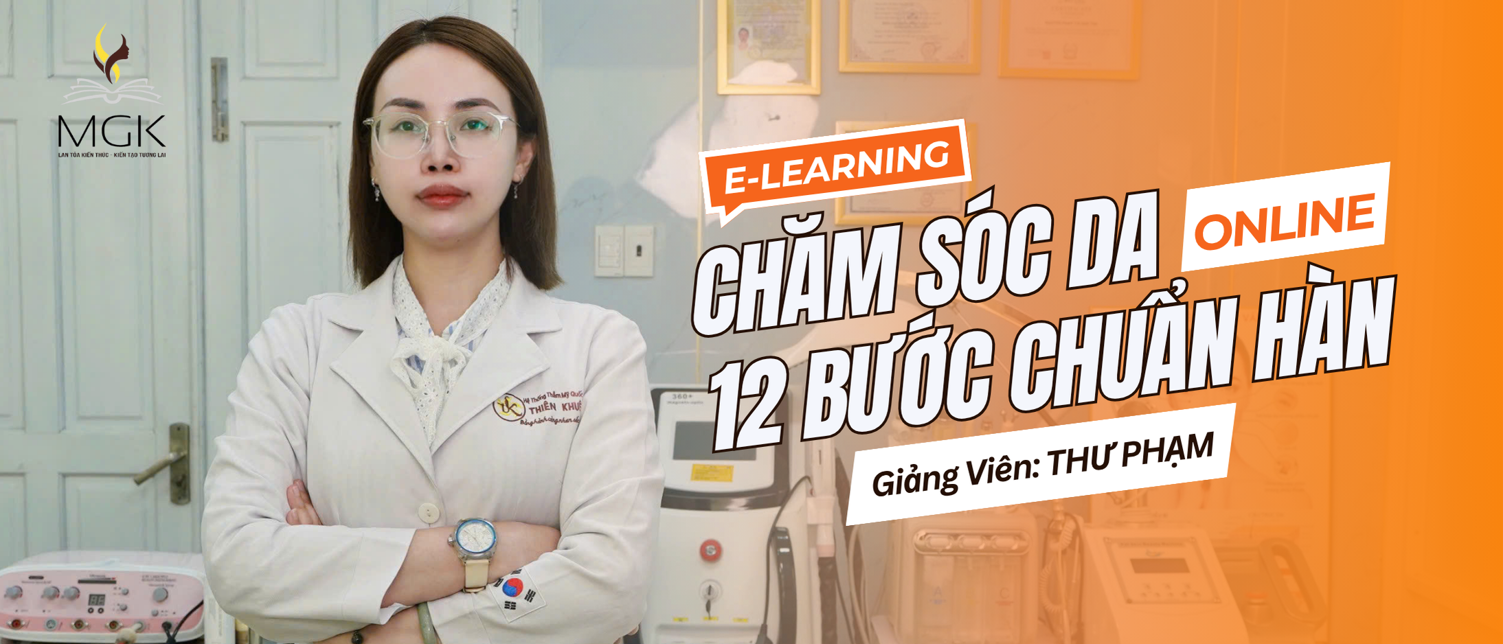 KHÓA HỌC KTV SPA CHĂM SÓC DA 12 BƯỚC CHUẨN HÀN