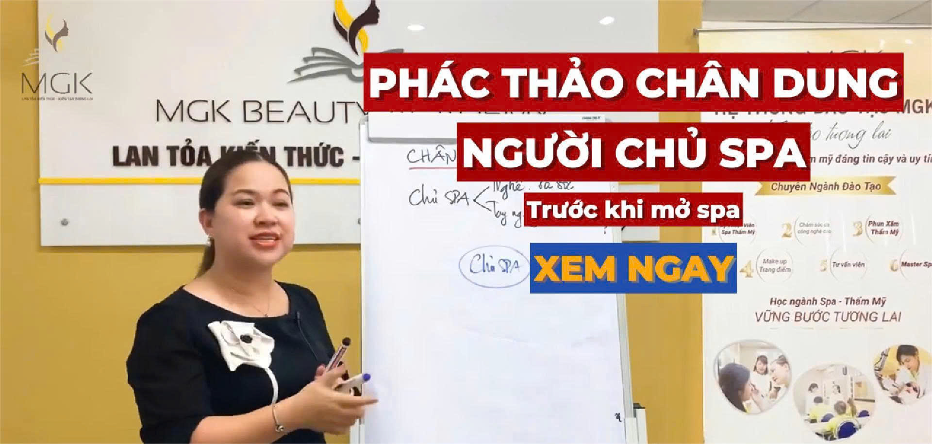 PHÁC THẢO CHÂN DUNG CHỦ SPA
